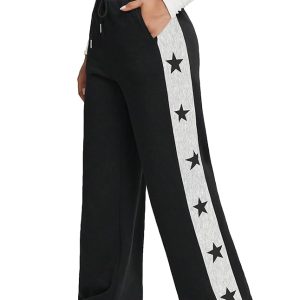 LOCAVESTIR Women's High-Waist Korean Baggy Trousers